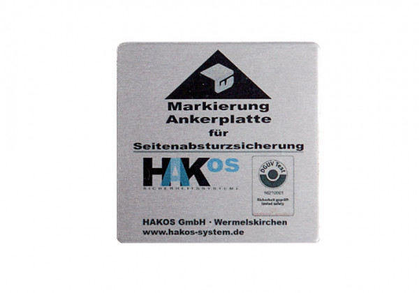 Markierung Ankerplatte